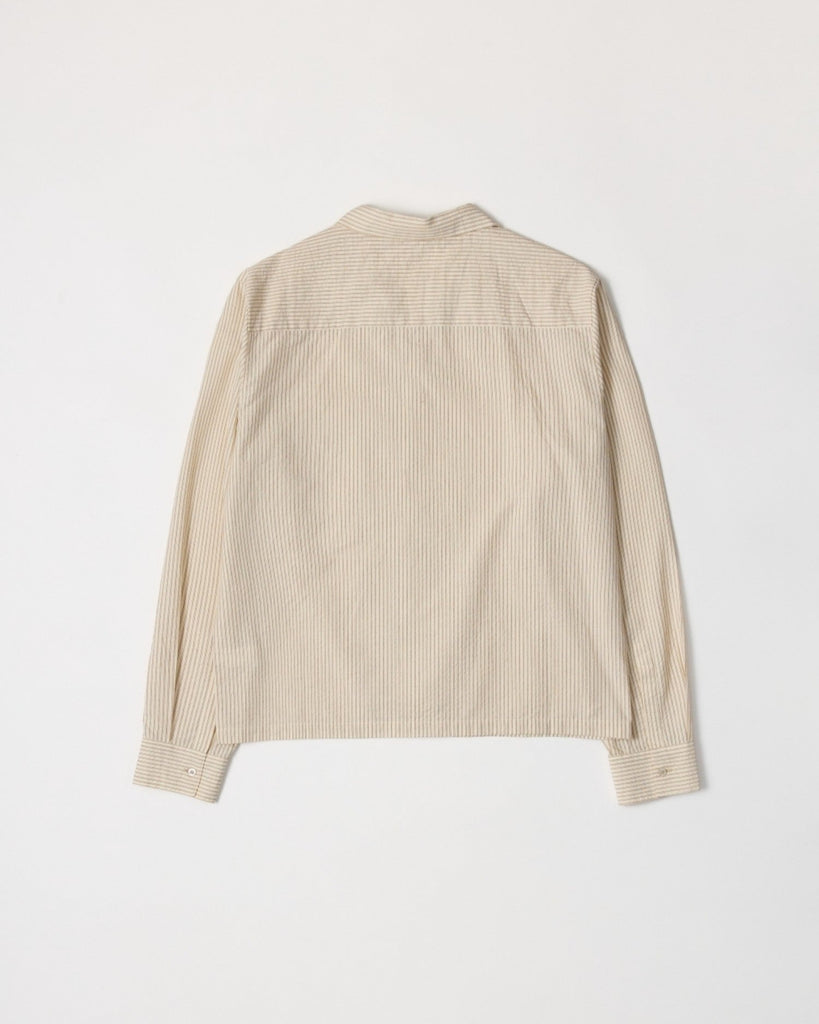 Dominic Shirt in Cream/Brown