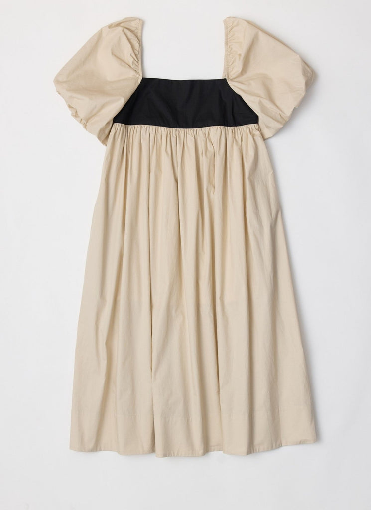 Amias Dress in Beige