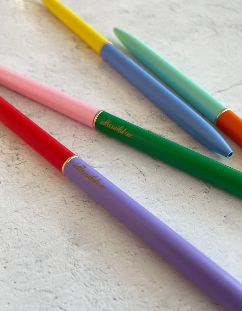 Rainbow Duo Tone Slim Pen Set