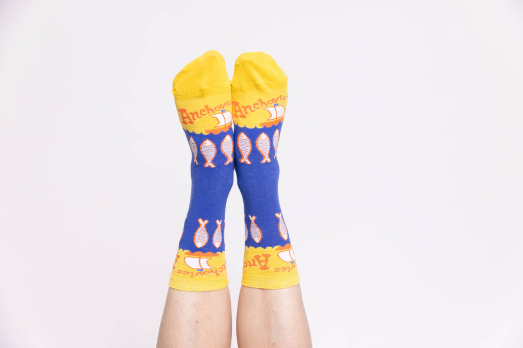 Anchovies - Small Crew Socks