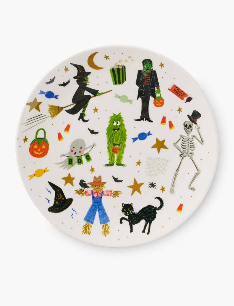 Halloween Parade Melamine Dessert Plates