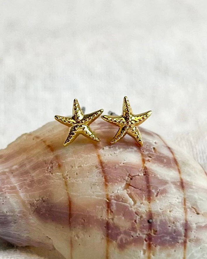 Tiny Starfish Studs