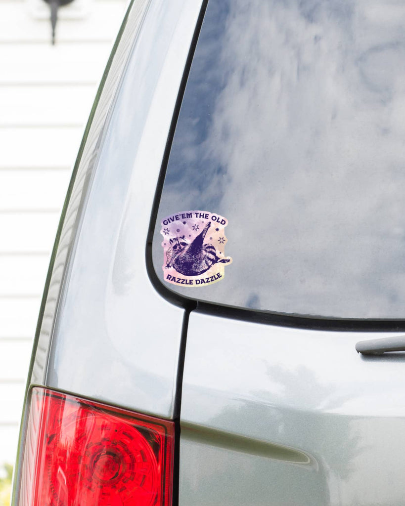 Funny Raccoon Sticker