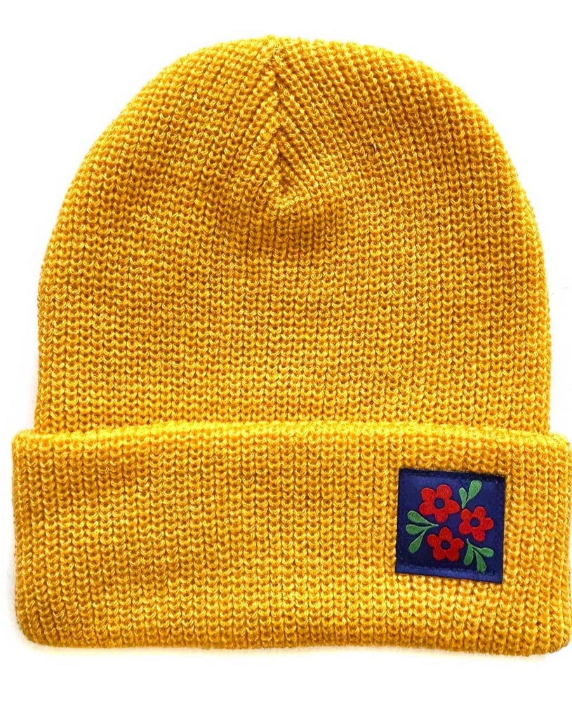 Sunshine Floral Beanie