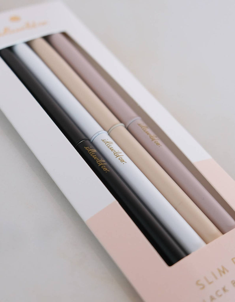 Neutral Matte Slim Pen Set