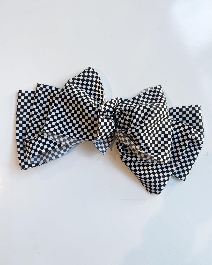Giant Check Bow Clip