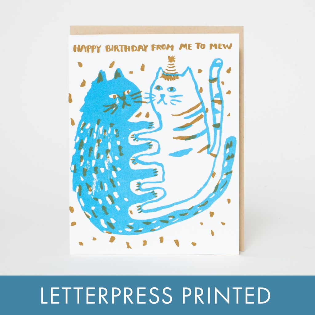 Birthday Me to Mew Cats Card