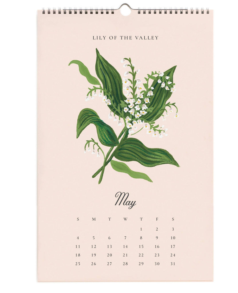 2025 Say It With Flowers Wall Calendar