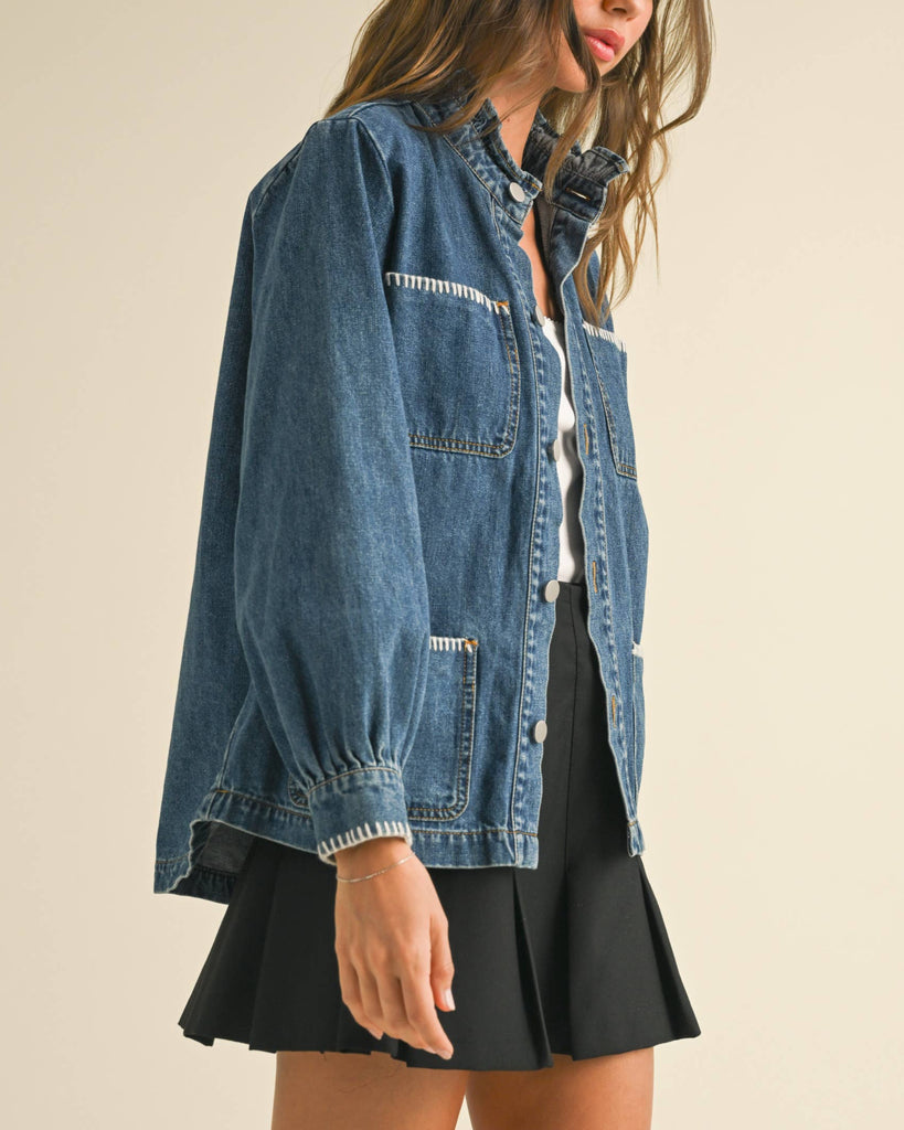 Jules Stitch Denim Jacket