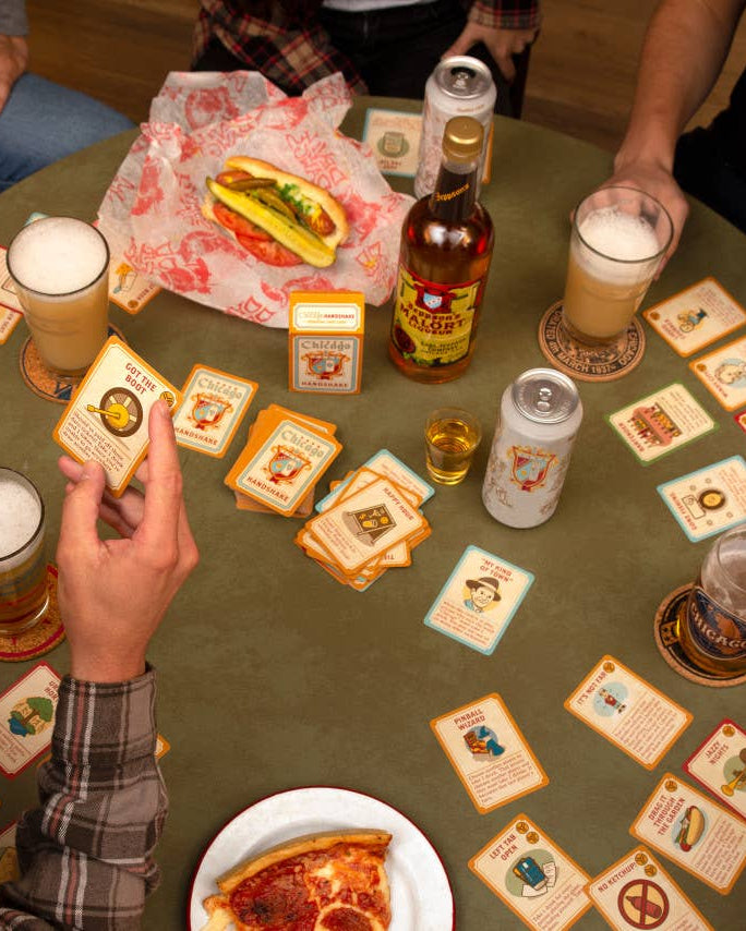Chicago Handshake Drinking Card Game