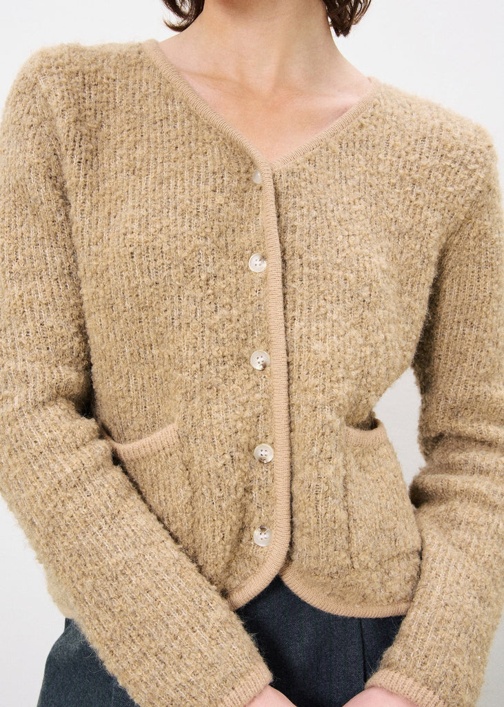 Urgent Cardigan in Beige