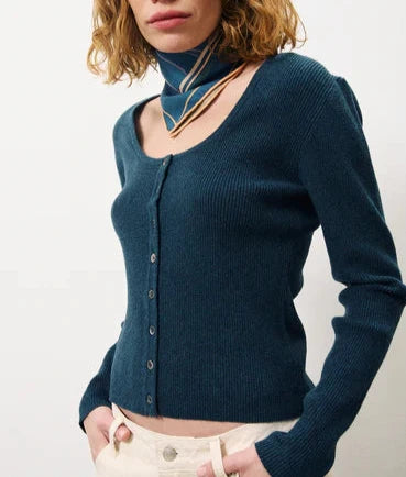 Ainoa Sweater in Blue Petrole