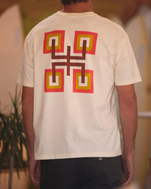 Four Square Tee in Super Natural