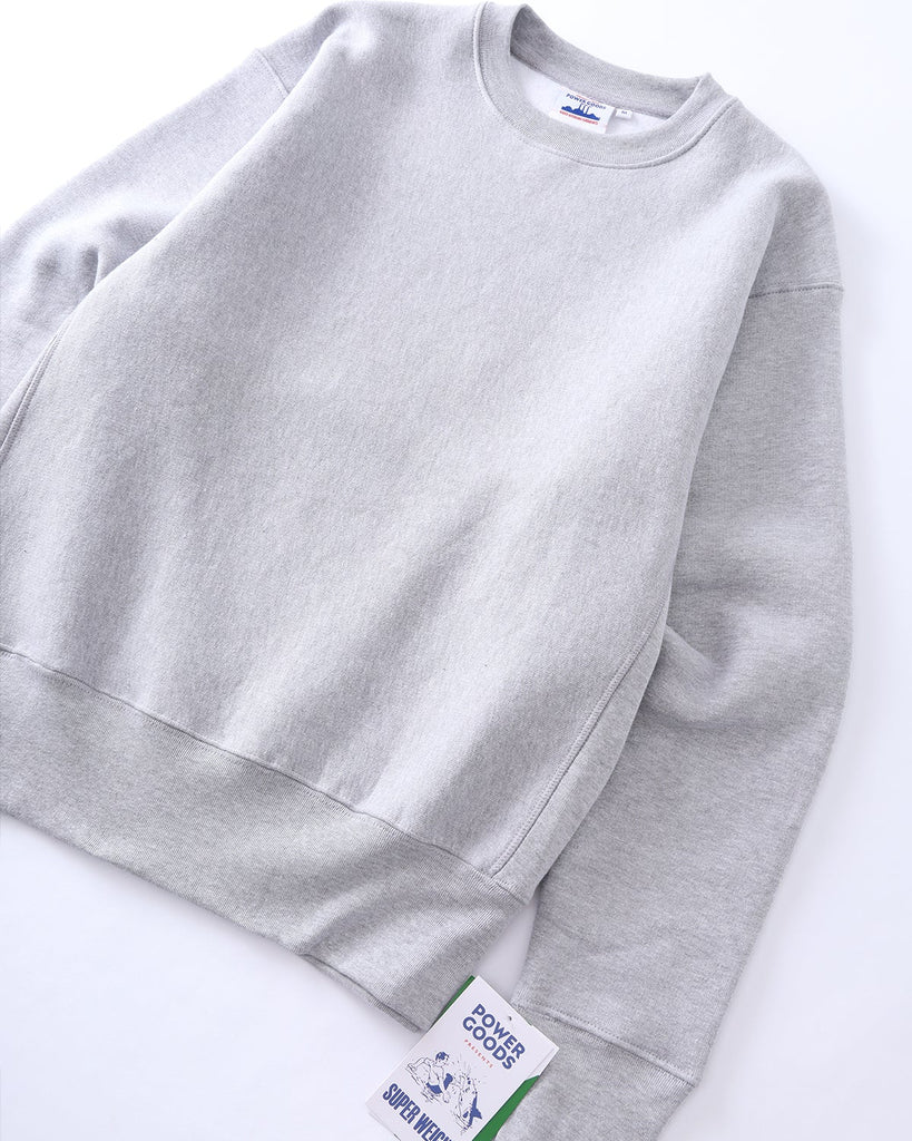 Super Weight Crewneck in Heather Grey