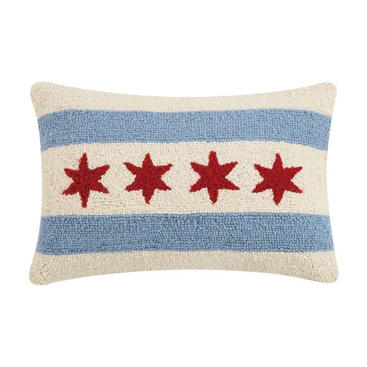 Chicago Flag Pillow