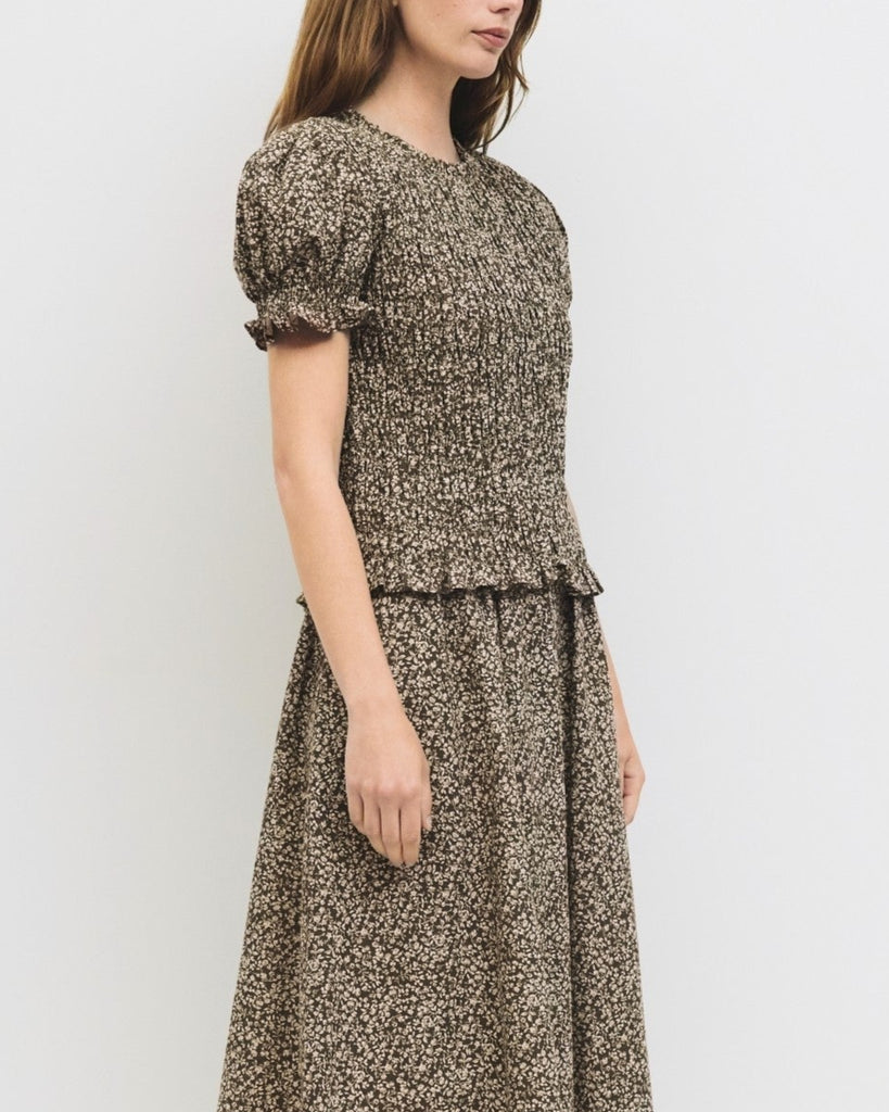 Harleen Top in Brown