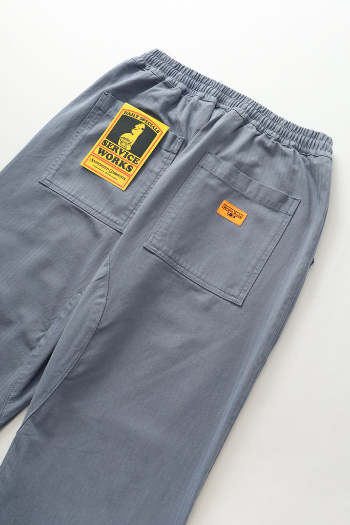 Herringbone Chef Pant in Harbour