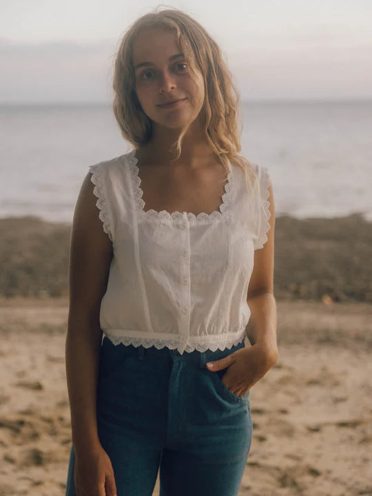 Helena Top in White