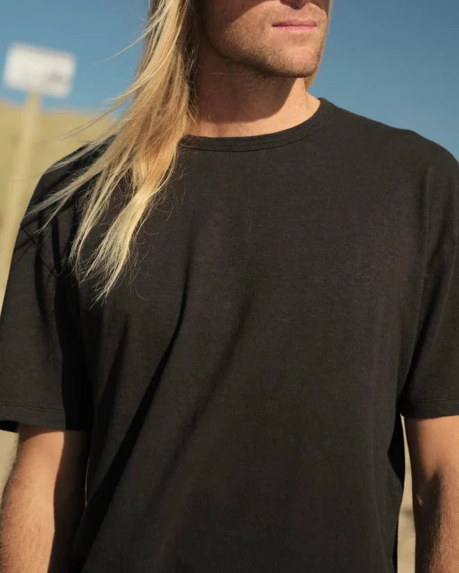 Hemp Tee in True Black