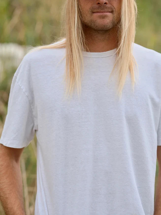 Hemp Tee in White