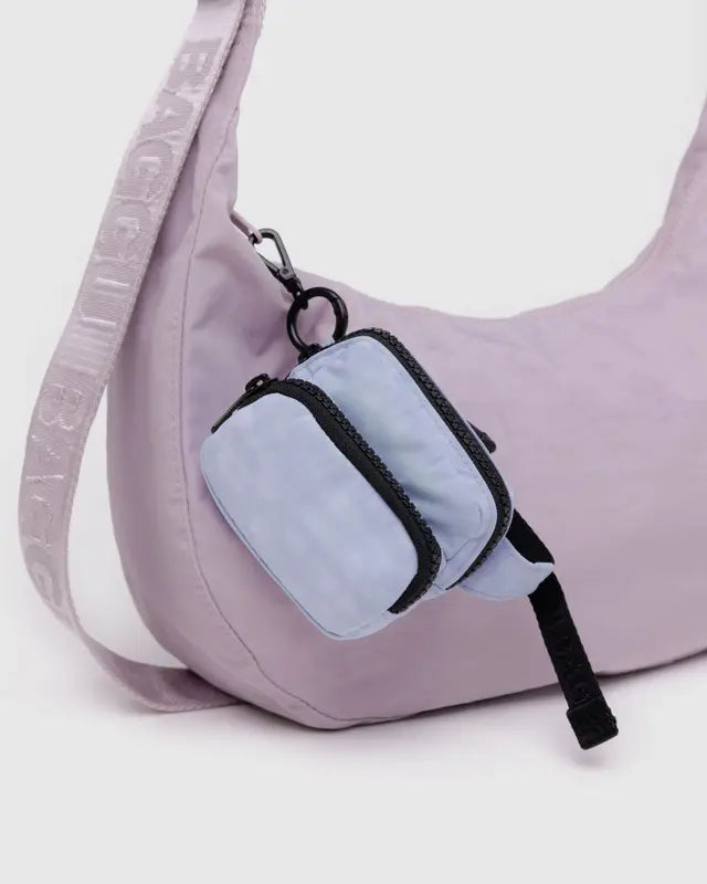 Fanny Pack Charm in Lavender Grey