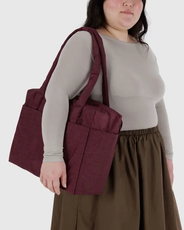 Small Cloud Carry-On in Mahogany