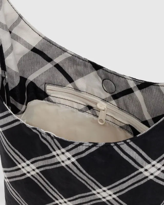 Small Nylon Sling in Mixed Plaid