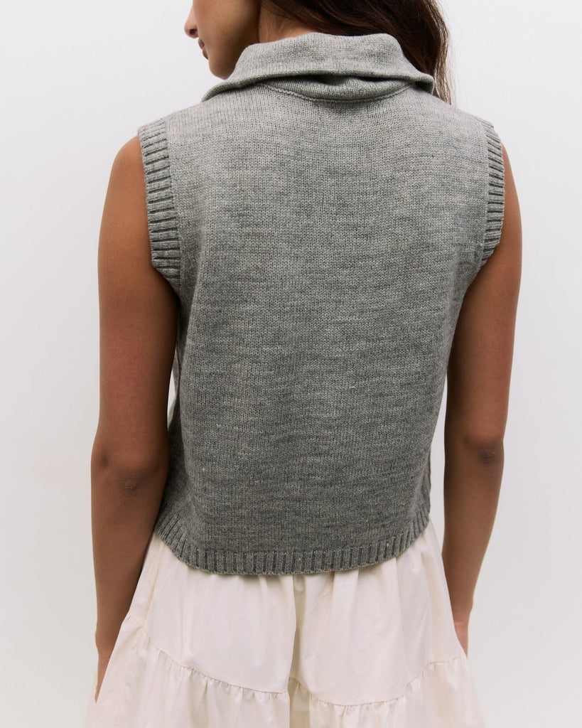 Keller Vest in Heather Grey