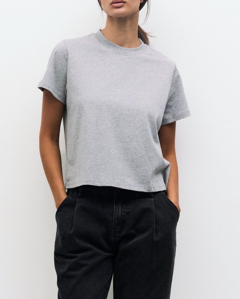 Lanie Top in Heather Grey