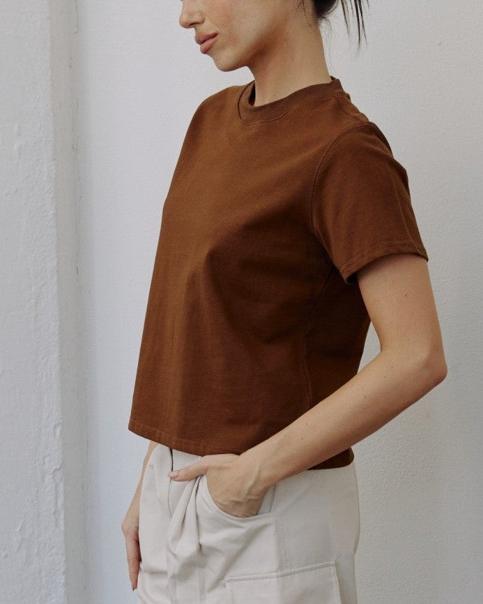 Lanie Top in Brown
