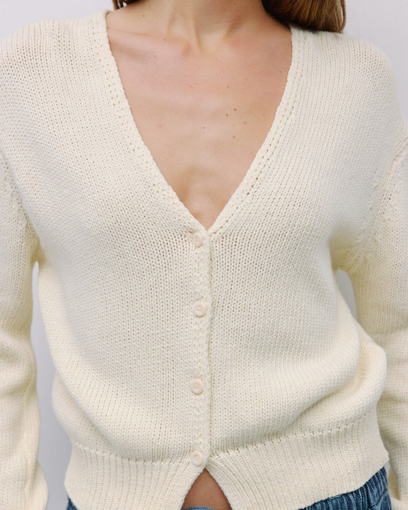 Layla Cardigan in White