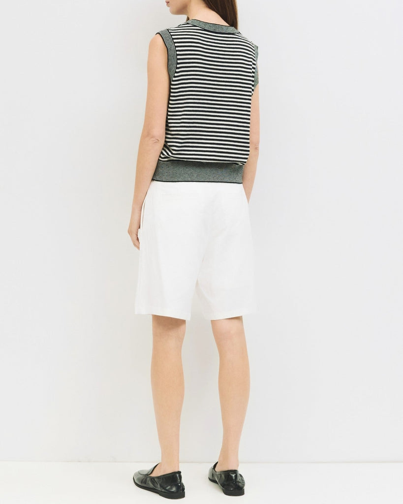 Leon Top in Black/White