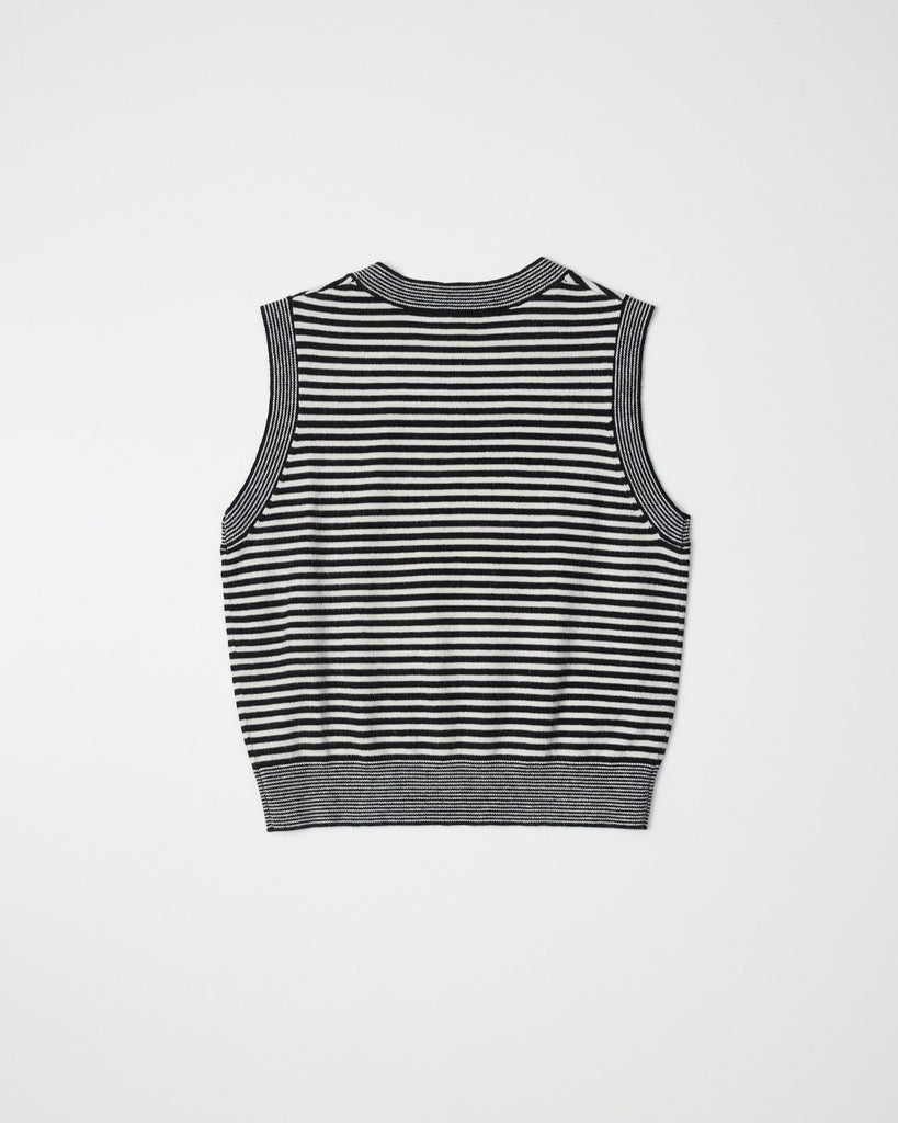 Leon Top in Black/White