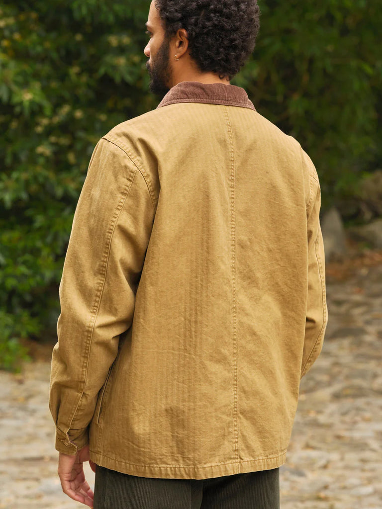 Lined Builder Jacket in Camel