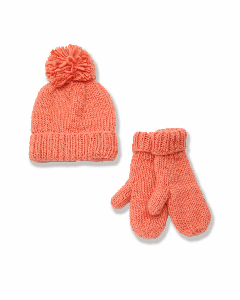 Hand-Knit Pom Hat