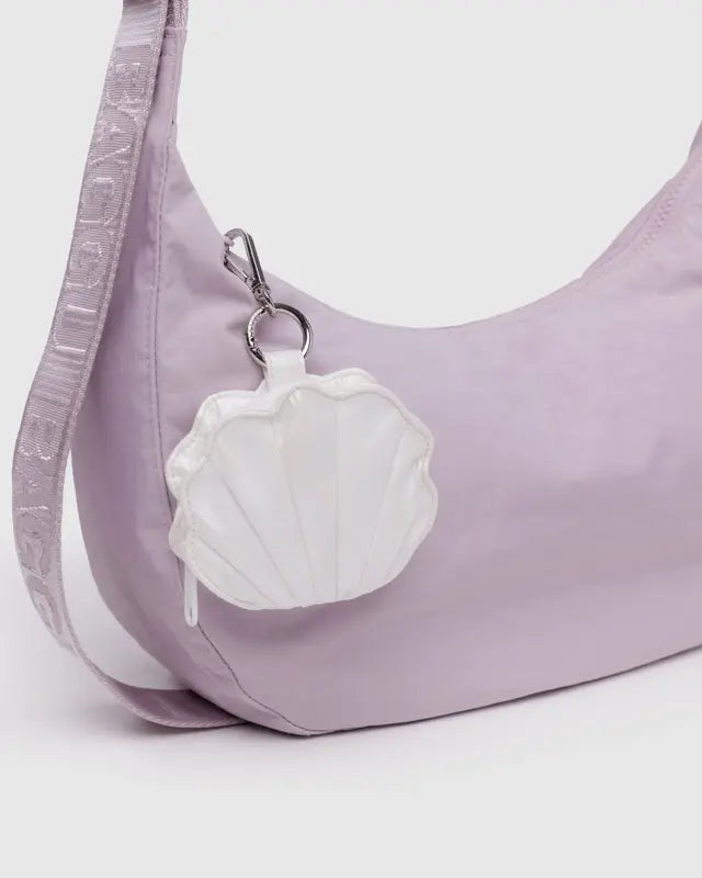 Shell Charm in Pearl Metallic