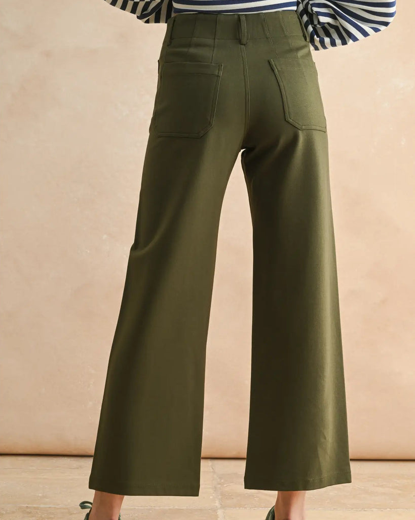 Ponte Pants in Olive