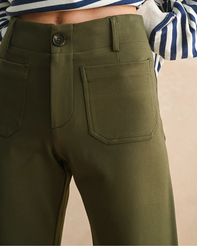 Ponte Pants in Olive