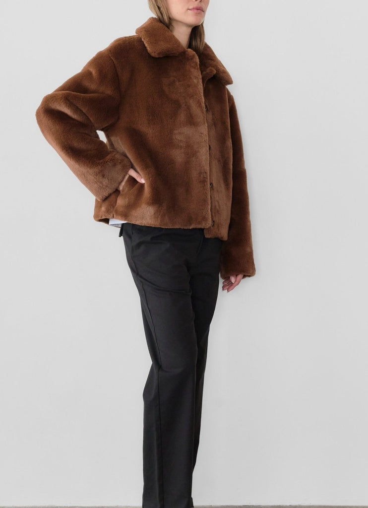 Paloma Coat in Brown