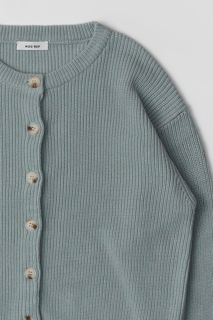 Meade Cardigan in Blue