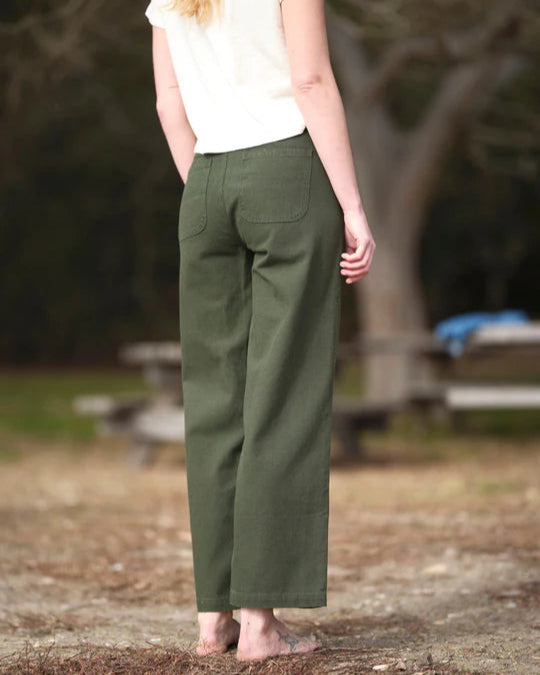 Painter Pants in Dark Rover Green