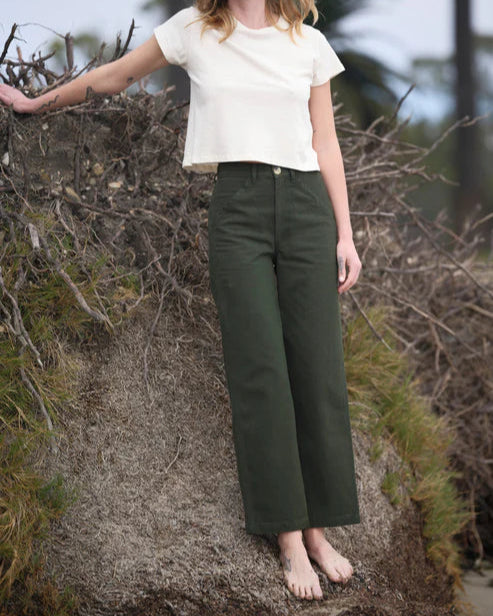 Painter Pants in Dark Rover Green