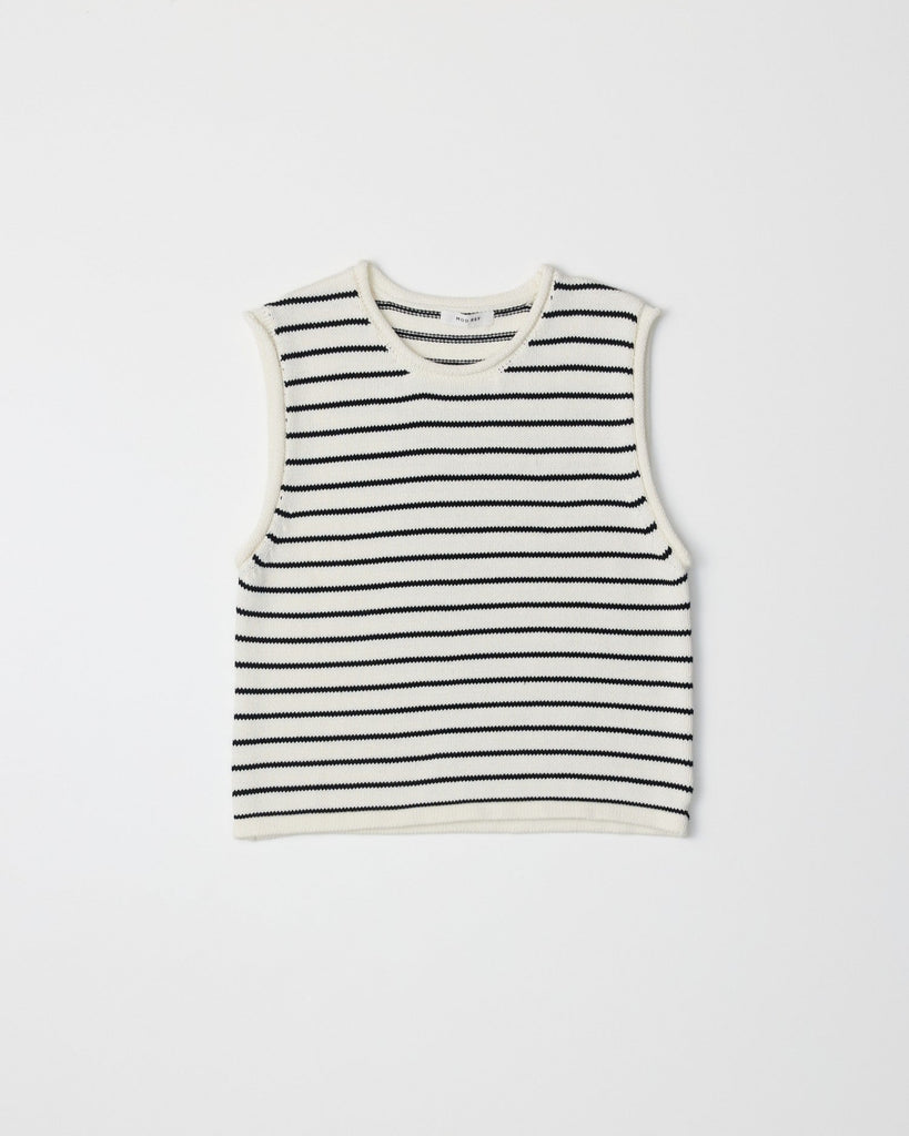 Paulson Top in White/Black