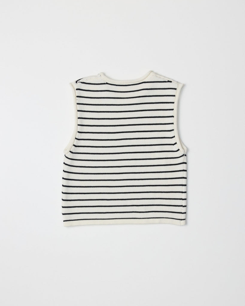 Paulson Top in White/Black