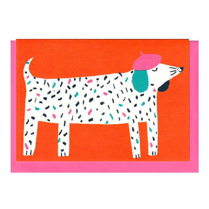 Dog in Hat Card