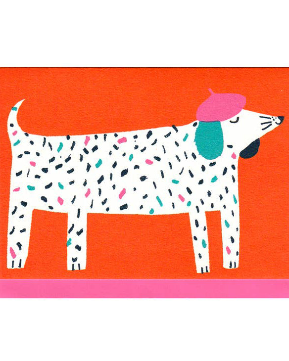 Dog in Hat Card