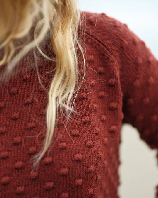 Pearl Sweater in Wine