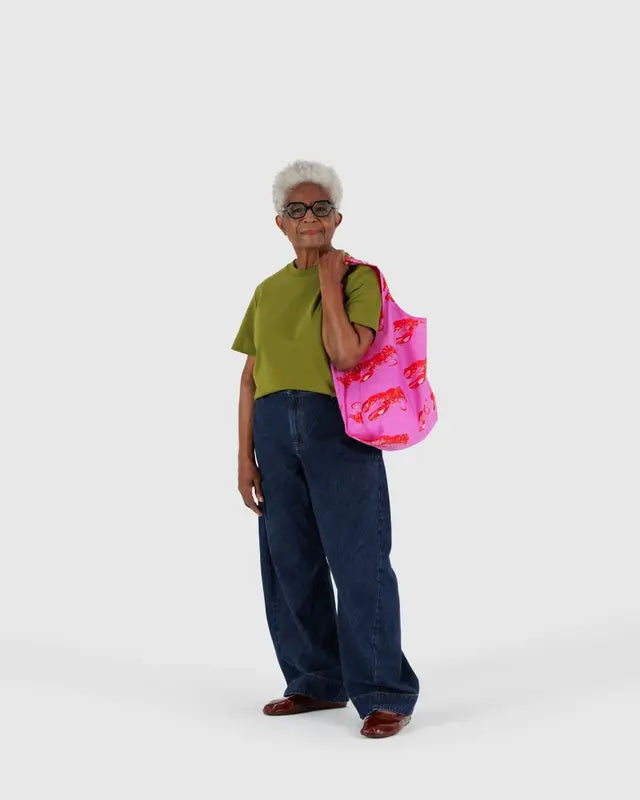 Standard Baggu in Pink Lobster