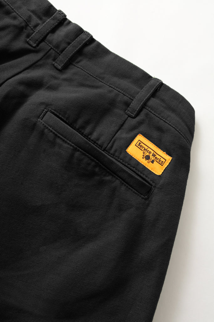 Canvas Part Timer Pant in Black