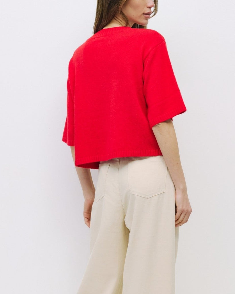 Stacey Cardigan in Red